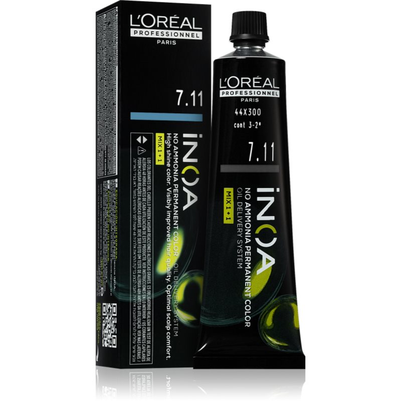 L’Oréal Professionnel Inoa trwała farba do włosów bez amoniaku odcień 7.11 60 ml