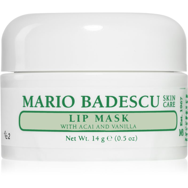 Mario Badescu Lip Mask With Acai & Vanilla Maska do ust z acai i wanilią