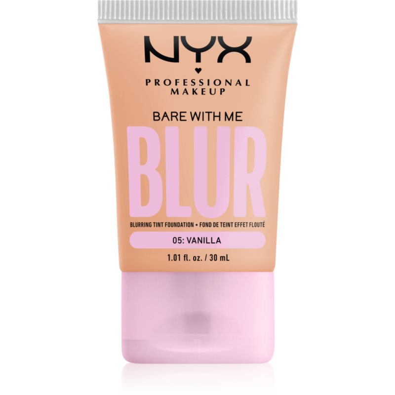 NYX PROFESSIONAL MAKEUP Bare With Me Blur Tint Foundation 05 Vanilla - Podkład  05 Vanilla