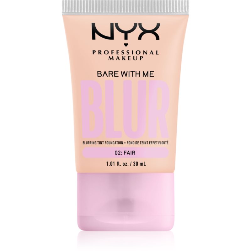 NYX PROFESSIONAL MAKEUP Bare With Me Blur Tint Foundation 02 Fair - Podkład  02 Fair