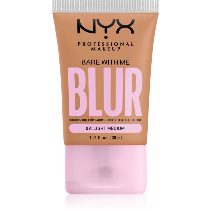 NYX PROFESSIONAL MAKEUP Bare With Me Blur Tint Foundation 09 Light Medium - Podkład  09 Light Medium