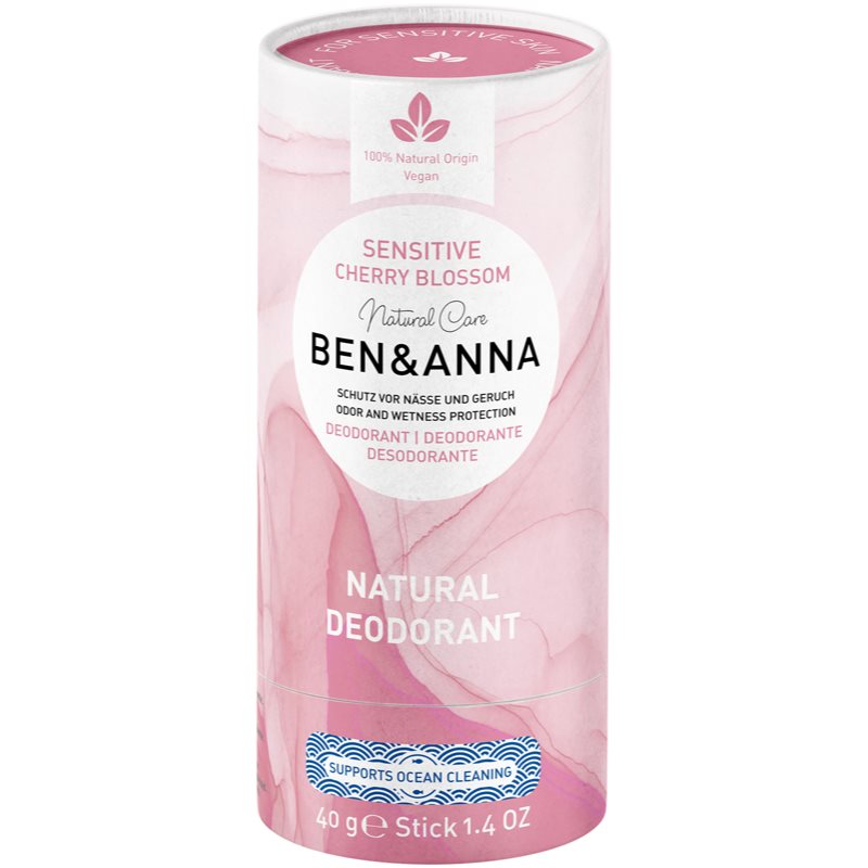Ben&Anna Natural Deodorant naturalny dezodorant bez sody Sensitive Japanese Cherry Blossom 40g