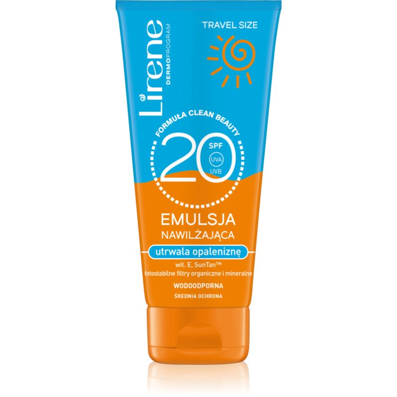 Lirene SUN Emulsja nawilżająca - SPF 20 Travel Size