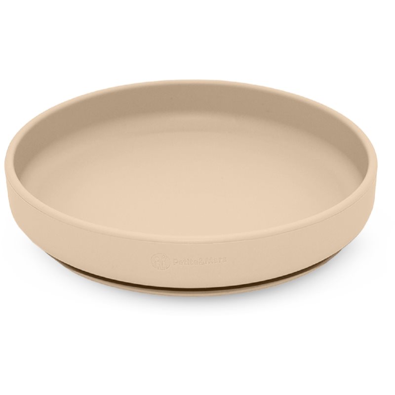 Petite&Mars Take&Match Silicone Plate talerz z przyssawką Desert Sand 6 m+ 1 szt.