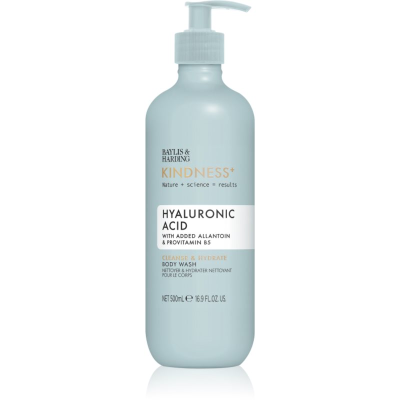 Baylis & Harding Kindness+ Płyn do mycia ciała Hyaluronic Acid Moisture Hydrate 500 ml