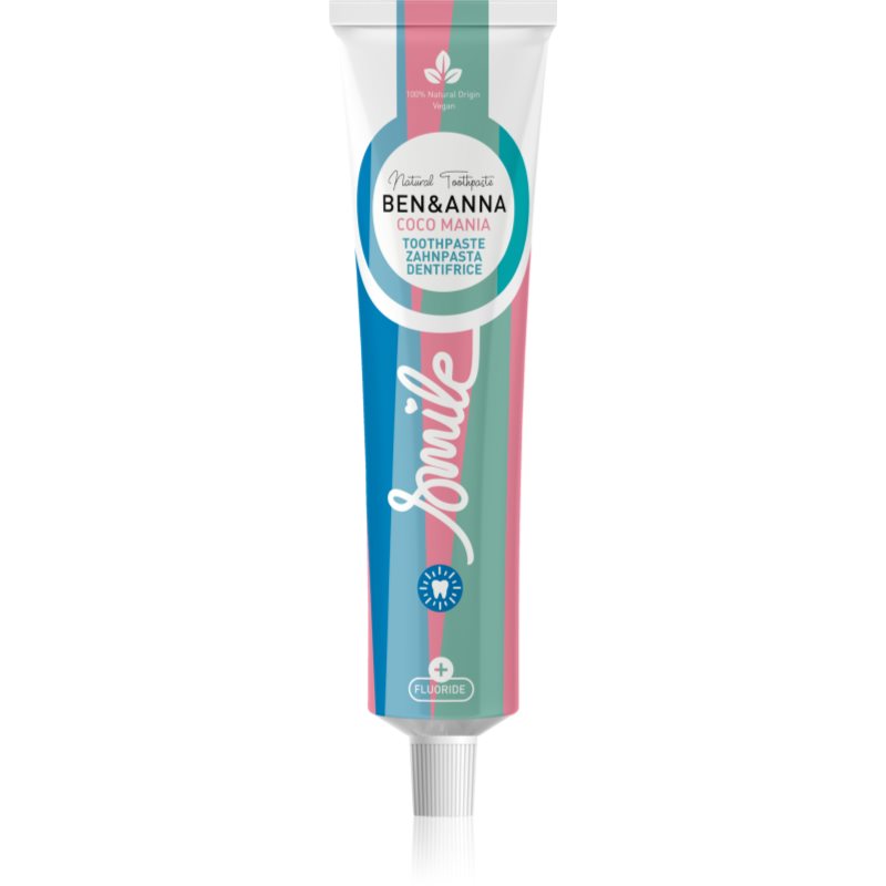 Natural Toothpaste naturalna pasta kokosowa do zębów z fluorem Coco Mania 75ml