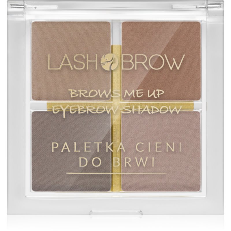 Lash Brow LashBrow - BROWS ME UP EYEBROW SHADOW PALETTE - Paleta 4 cieni do brwi - 5,6 g