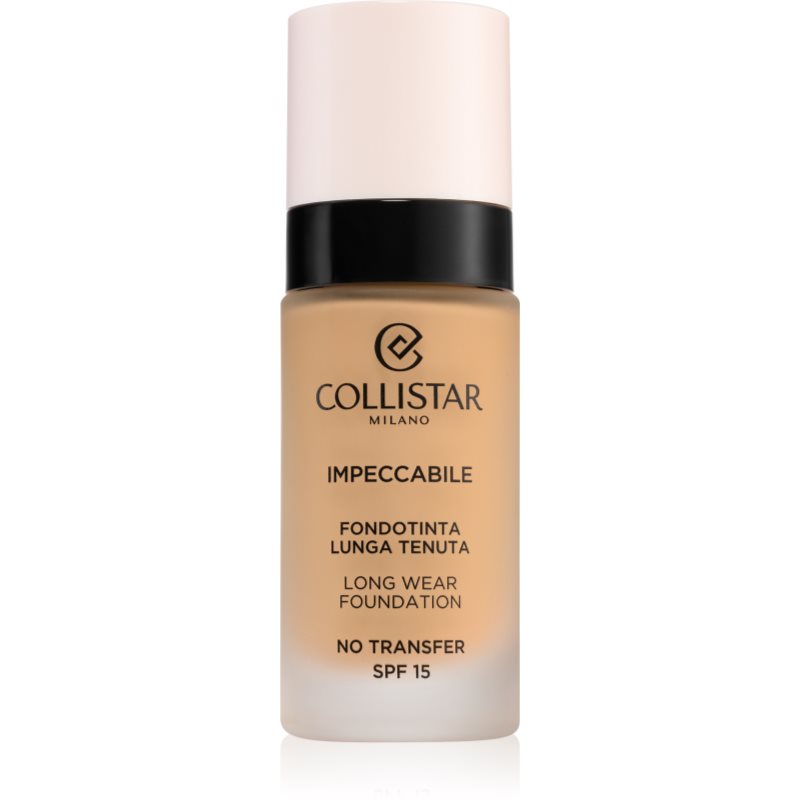 Collistar, Impeccabile Long Wear, Podkład do twarzy SPF 15 3G Natural Gold, 30 ml