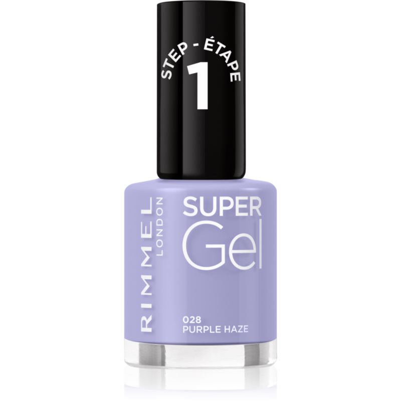 Rimmel London Super Gel STEP1 Lakier do paznokci 12 ml Odcień 028 Purple Haze