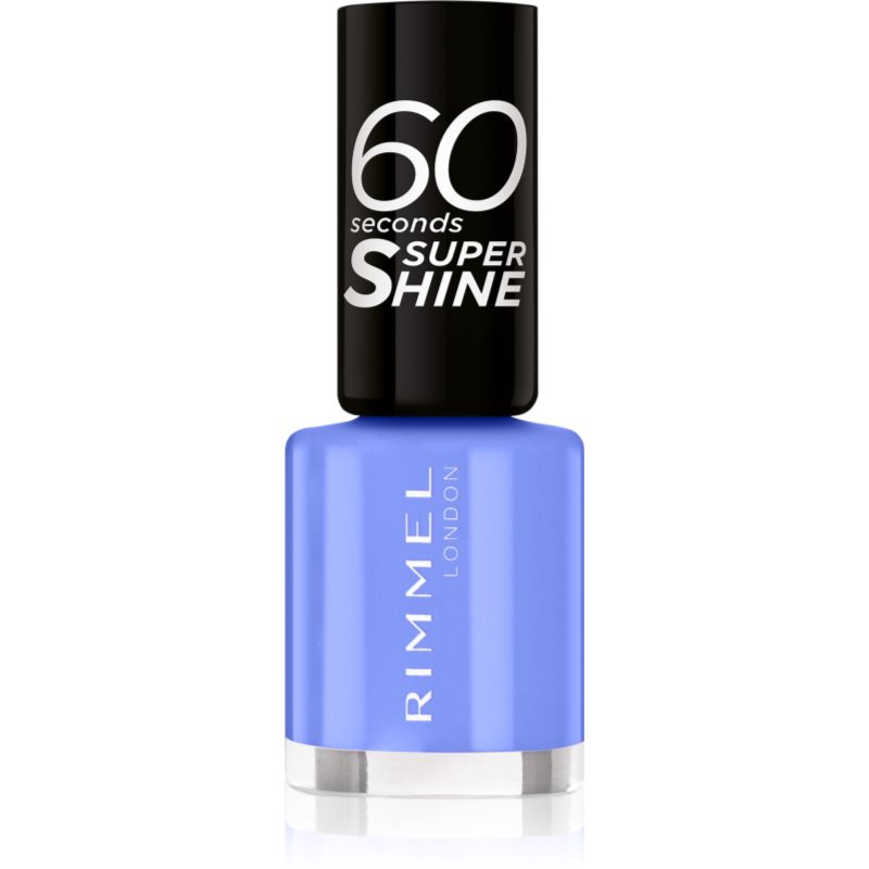 Rimmel London 60 Seconds Super Shine Lakier do paznokci 8 ml Odcień 856 Blue Breeze