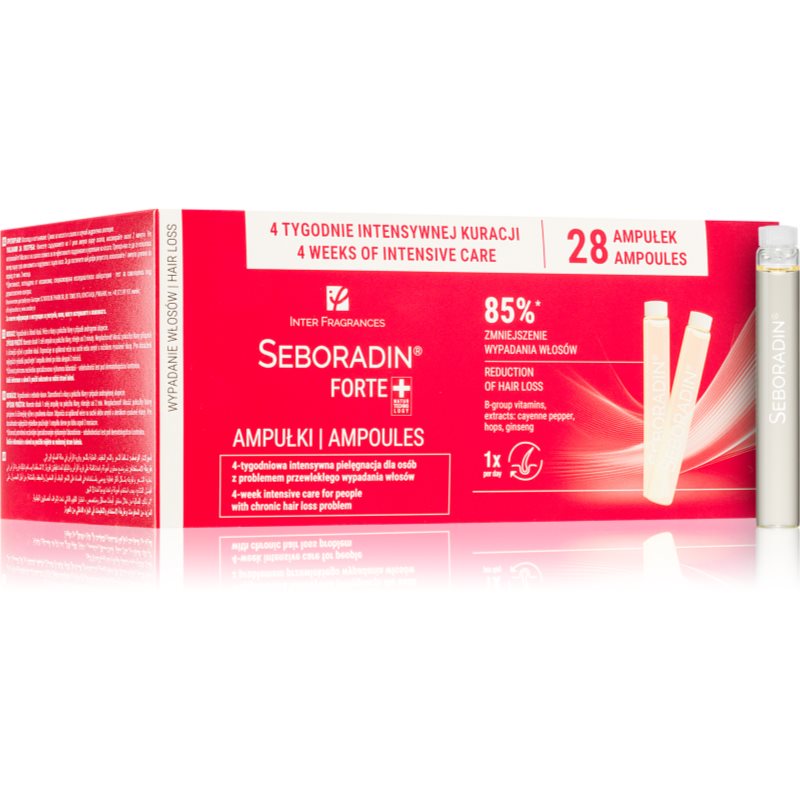 Seboradin Forte ampułki przeciw wypadaniu włosów  5,5 ml x 28 amp