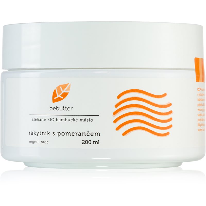 Bebutter Whipped shea butter sea buckthorn with orange masło shea do regeneracji skóry 200 ml