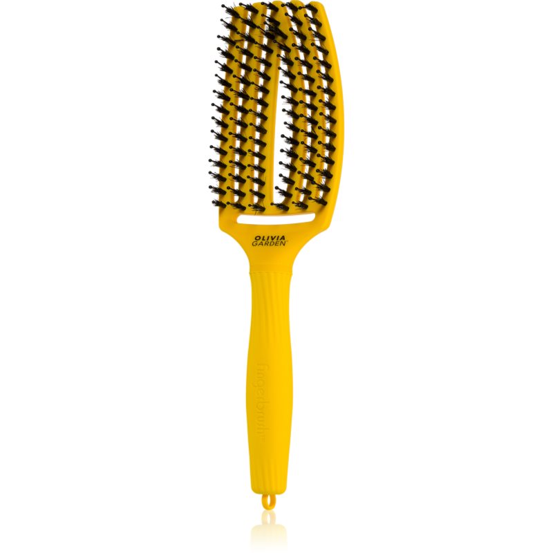Olivia Garden Finger Brush Combo 90s, Szczotka do Rozczesywania Włosów, Sweet Lemonade