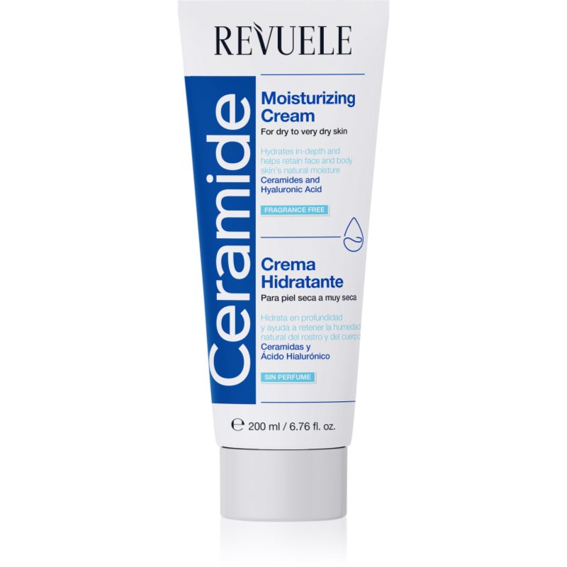 Revuele Ceramide Moisturizing Cream krem nawilżający do twarzy i ciała do skóry suchej i bardzo suchej 200 ml