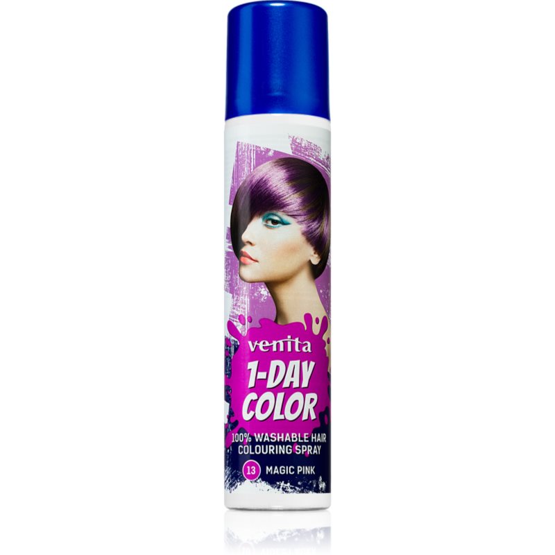 Venita 1-Day, spray koloryzujący do włosów, 13 Magiczny Róż, 50 ml