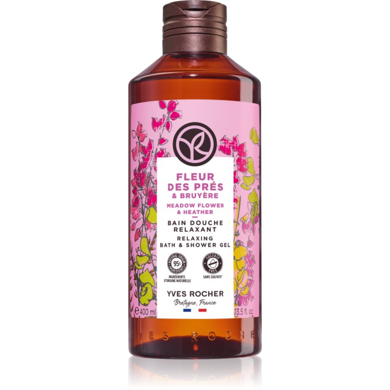 Yves Rocher Żel pod prysznic i do kąpieli Kwiaty łąkowe & Wrzos 400ml