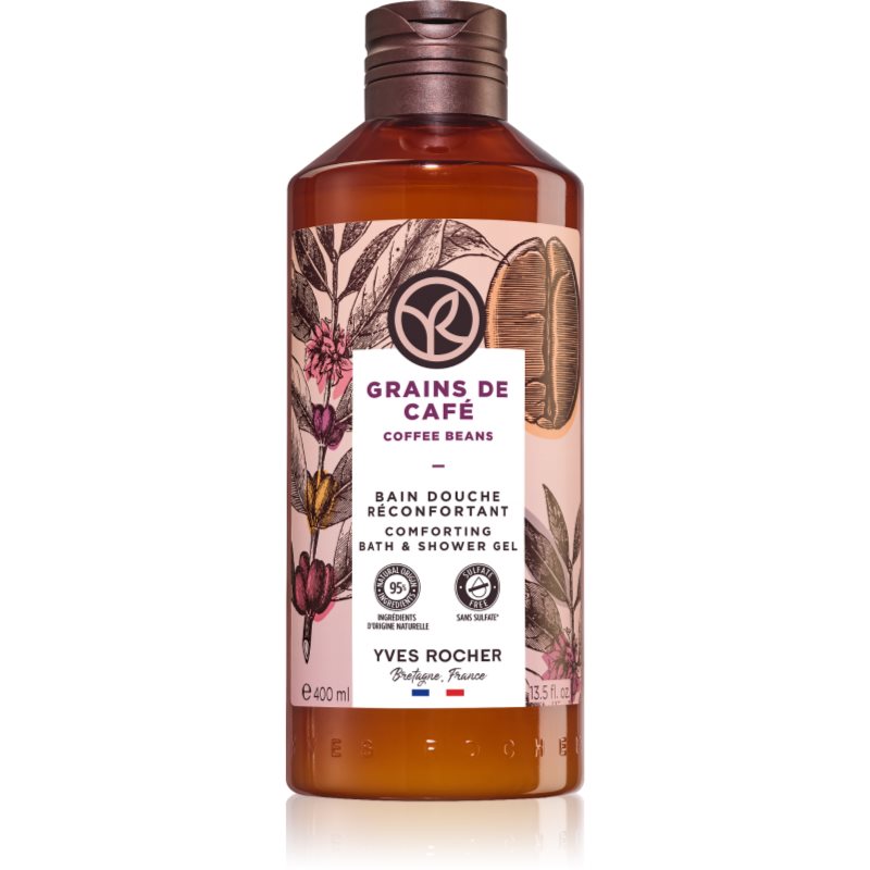 Yves Rocher Żel pod prysznic i do kąpieli Ziarna kawy 400ml
