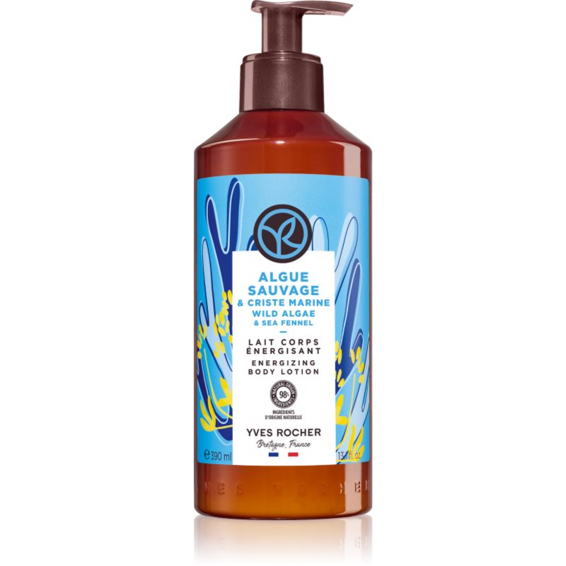 Yves Rocher Bain de Nature energetyzujące mleczko do ciała Wild Algae & Sea Fennel 390 ml