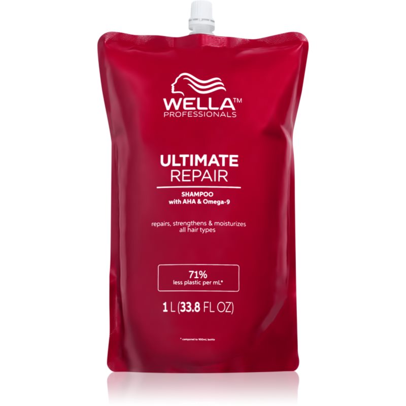Wella Ultimate Repair, detoksykujący szampon naprawczy, refil, 1000ml