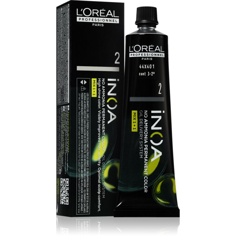 L’Oréal Professionnel Inoa trwała farba do włosów bez amoniaku odcień 2 60 ml