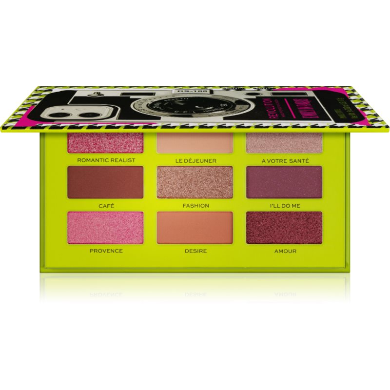 Makeup Revolution London Emily In Paris Camera Queen Eyeshadow Palette Cienie do powiek 6,3 g