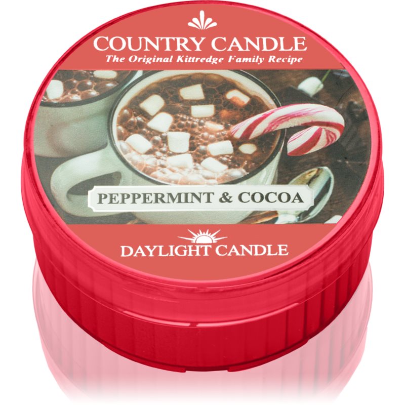 Country Candle Peppermint & Cocoa świeczka typu tealight 42 g