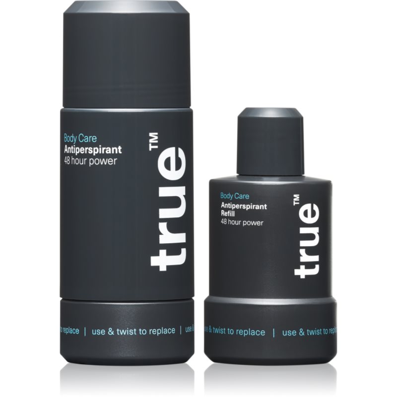 True men skin care - Zestaw antyperspirant i uzupełnienie dla mężczyzn 75ml