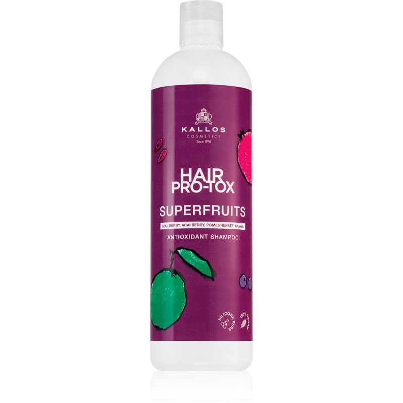 Kallos Cosmetics Hair Pro-Tox Superfruits Antioxidant Shampoo Szampon do włosów 500 ml