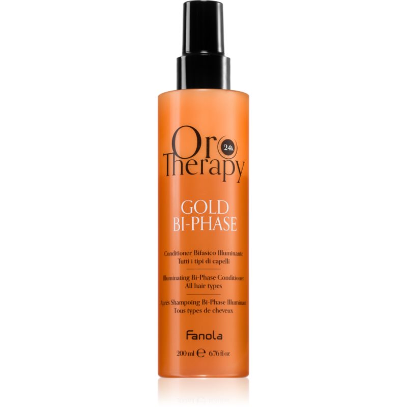 Fanola, Oro Therapy Gold Bi-phase, Odżywka Dwufazowa Do Włosów Matowych, 200ml