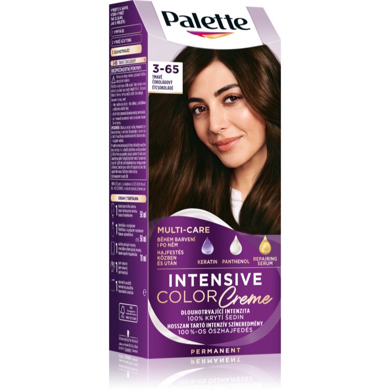 Schwarzkopf Palette Intensive Color Creme W2 Ciemna czekolada