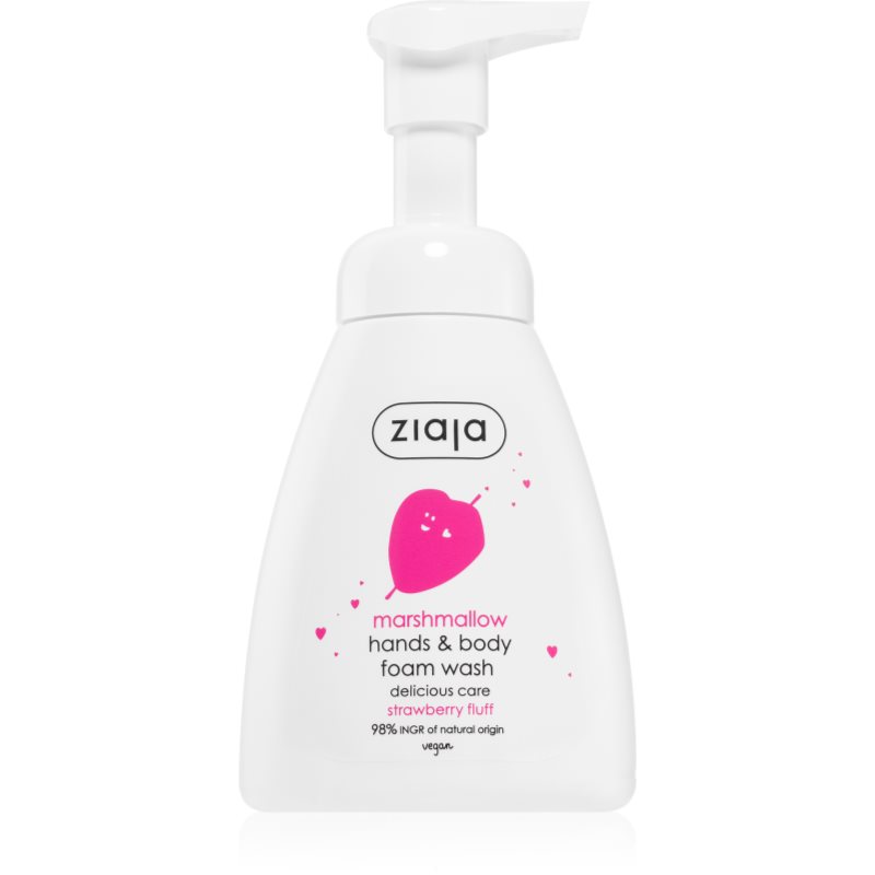Ziaja Marshmallow mydło w piance do rąk i ciała 250 ml