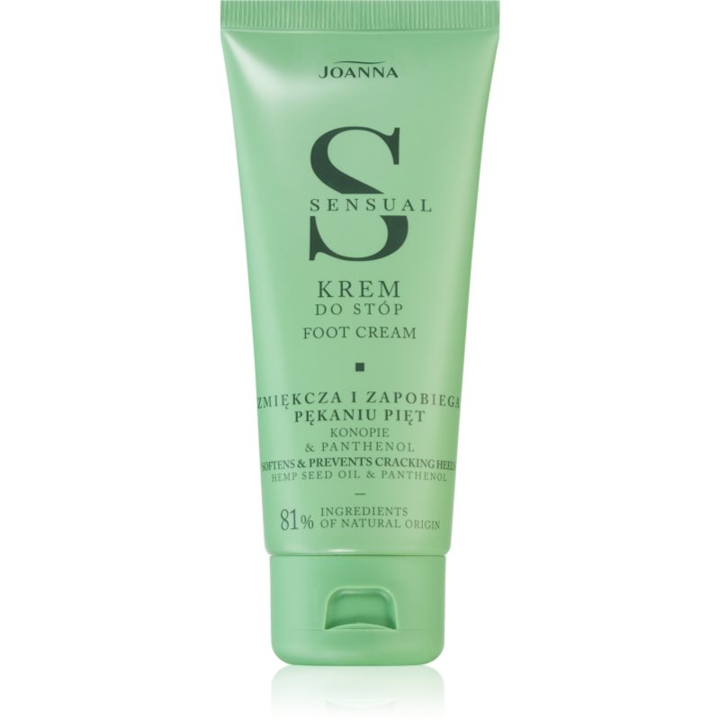 JOANNA Sensual Zmiękczający Krem do stóp - Konopie & Panthenol 100g
