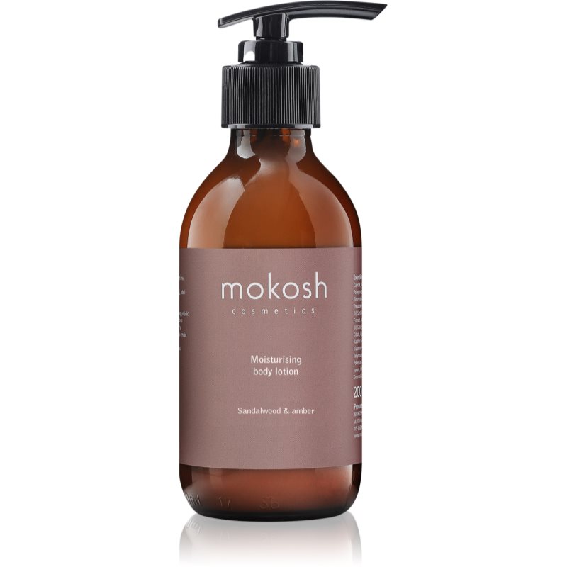 Mokosh Sandalwood & Amber nawilżające mleczko do ciała 200 ml