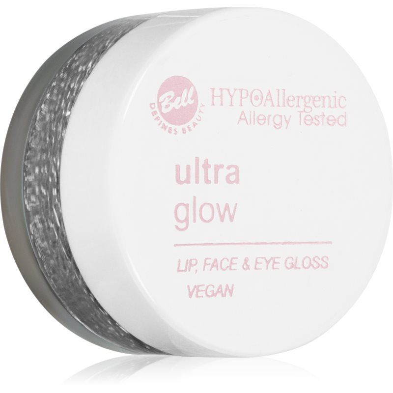 Bell Hypoallergenic Ultra Glow Lip, Face&Eye Gloss 01 Clear, 3,9g