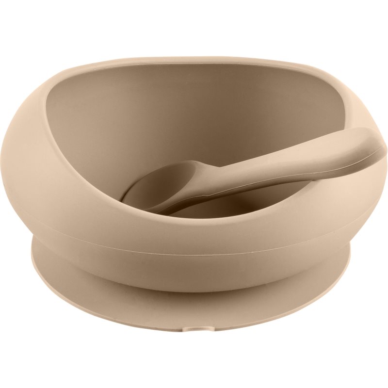 Zopa Silicone Tableware Set komplet naczyń Sand Beige 1 szt.