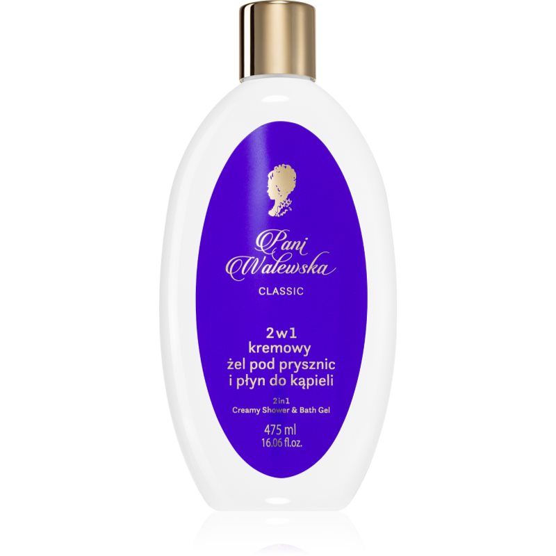 PANI WALEWSKA Classic 2w1 Kremowy Żel Pod Prysznic I Płyn Do Kąpieli 475ml