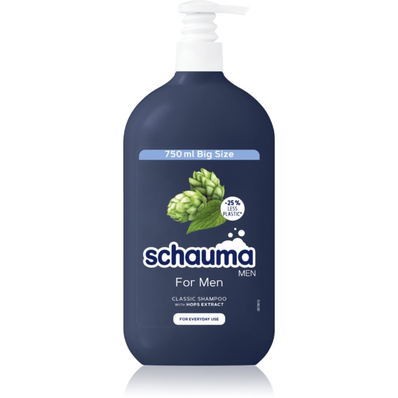 Schauma For Men szampon do włosów dla mężczyzn do codziennego stosowania 750ml