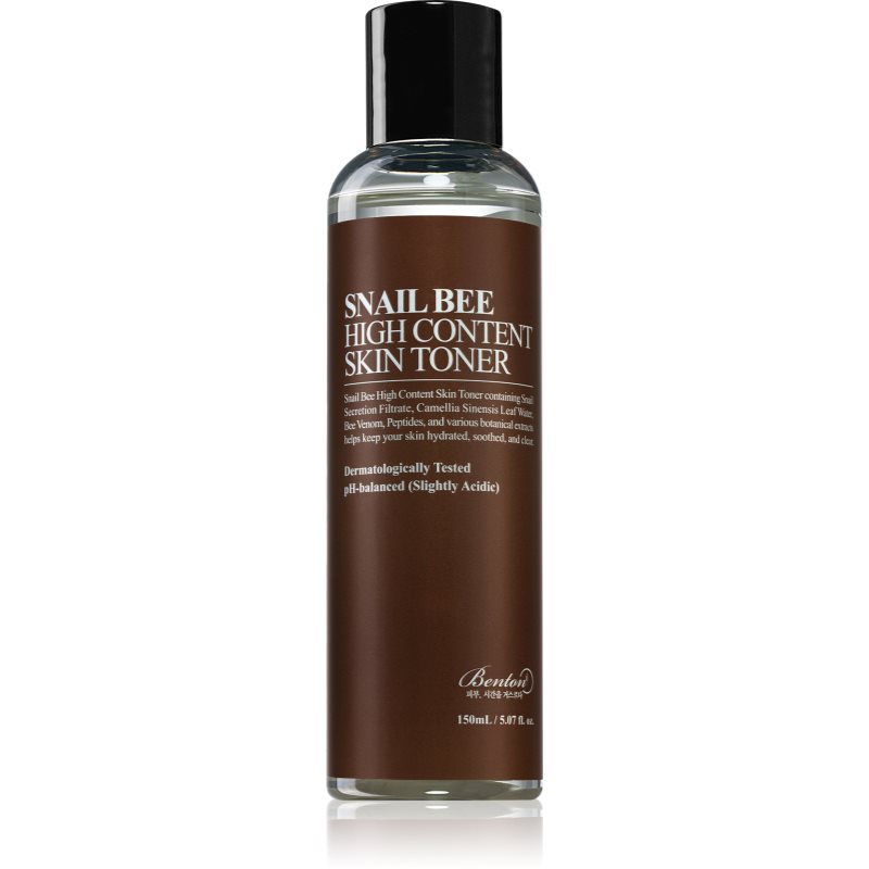 Benton Snail Bee High Content Lotion 120ml - krem nawilżający z mucyną ślimaka i jadem pszczelim Nawilżający koreański krem nawilżający do twarzy do skóry suchej i mieszanej 2023 Renewal