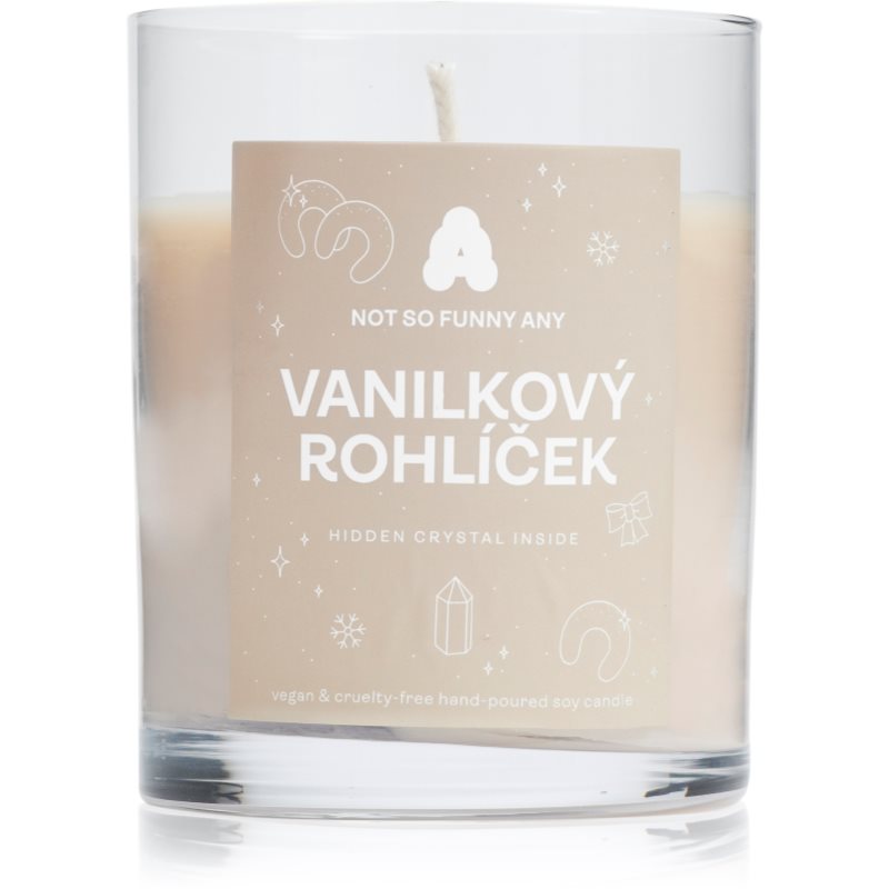 Not So Funny Any Crystal Candle Vanilkový rohlíček świeca z kryształem 220 g