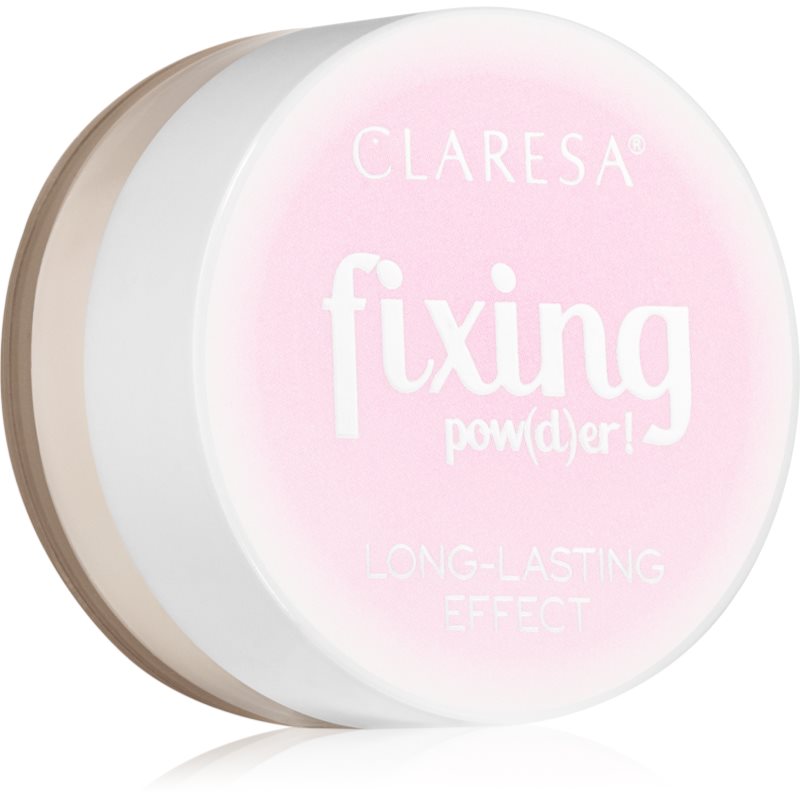 CLARESA - FIXING POW(D)ER! LONG LASTING EFFECT - Semi-transparent Fixing Loose Powder - Sypki puder do twarzy - 5,5 g