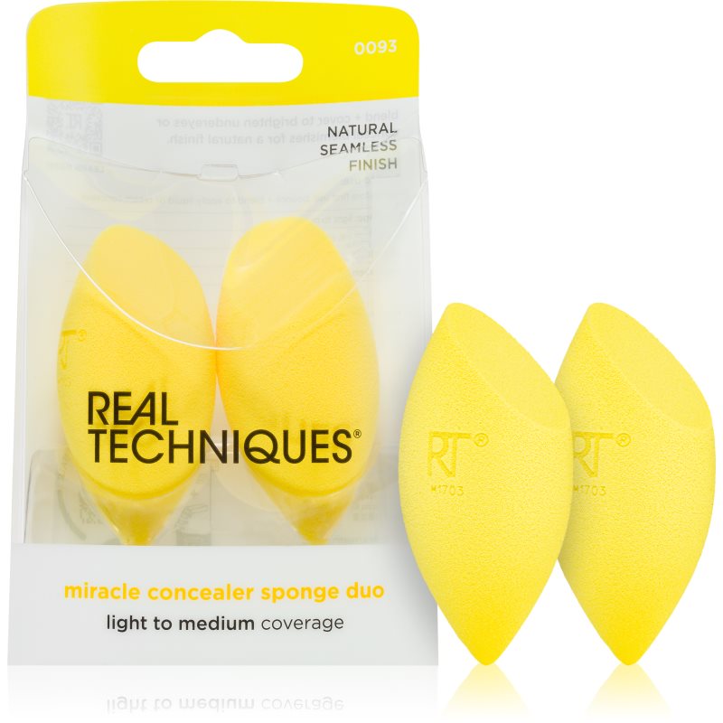 Real Techniques Gąbeczka Miracle Concealer Sponge 2szt