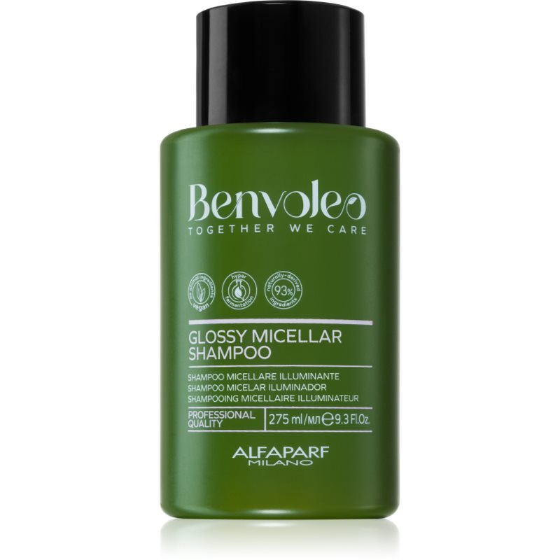 Alfaparf Milano Benvoleo Glossy Micellar Shampoo, Micelarny Szampon Nabłyszczający, 275ml