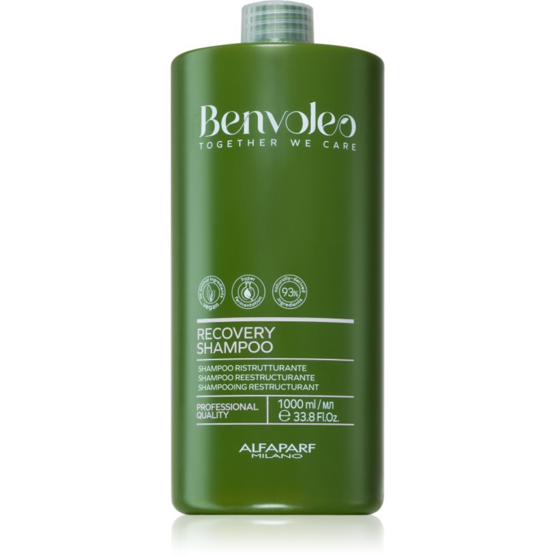 Alfaparf Milano Benvoleo Recovery, Intensywnie Regenerujący Szampon Do Włosów Zniszczonych, 1000ml