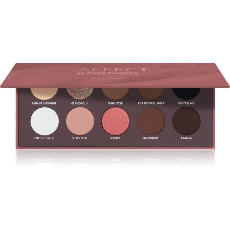 Affect PRESSED EYESHADOWS PALETTE by Karolina Matraszek - Paleta 10 cieni prasowanych - PURE PASSION AFF1PPA