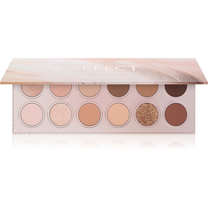 AFFECT - PRESSED EYESHADOW PALETTE - Paleta 12 cieni do powiek - TIMELESS MOMENTS by Karolina Matraszek