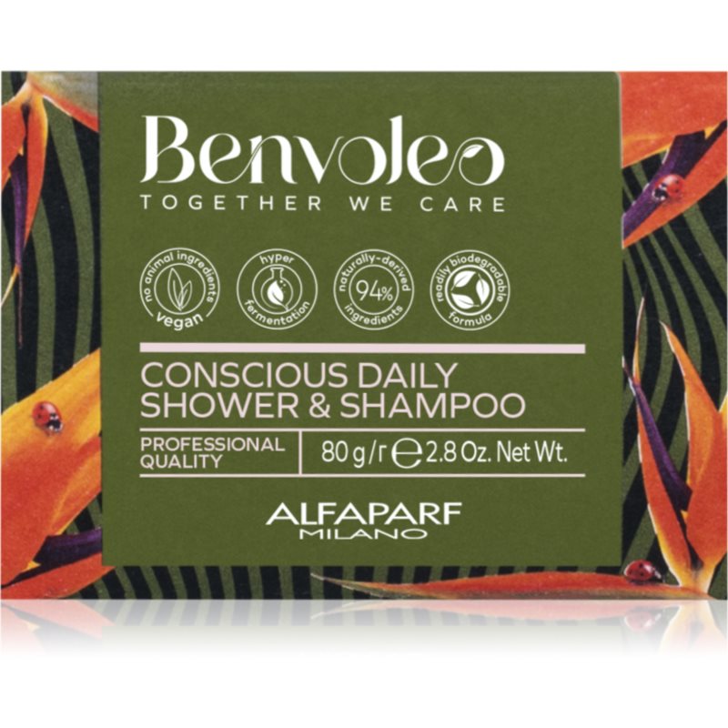 Alfaparf Milano Benvoleo, szampon i mydło w kostce 3w1, 80g