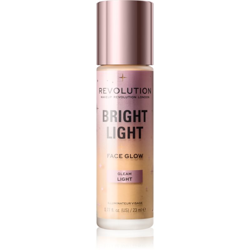 Makeup Revolution London Bright Light Face Glow podkład 23 ml dla kobiet Gleam Light