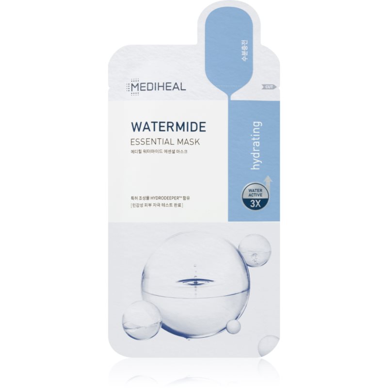 Nawilżająca Maska w Płachcie WATERMIDE ESSENTIAL Bambusowa, Mediheal