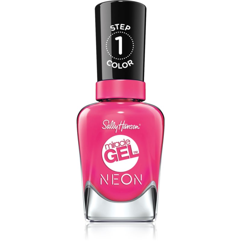 Sally Hansen Miracle Gel neonowy lakier do paznokci 050 Fuchsia Fever 14,7ml