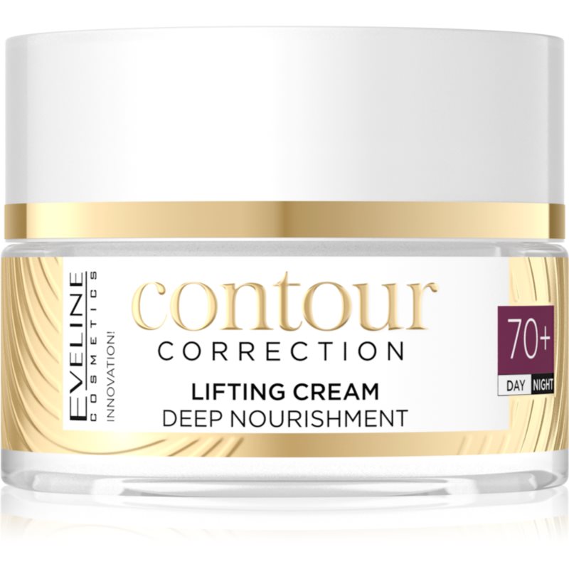 Eveline Cosmetics, Contour Correction głęboko odżywiający krem liftingujący 70+ 50ml